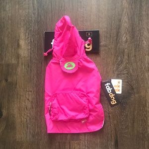 Fab Dog Hot Pink Crab Raincoat